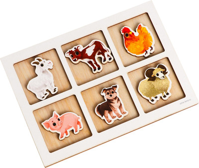 Развивающий игровой набор Лесная мастерская Ферма. Тренажер памяти / 5698331