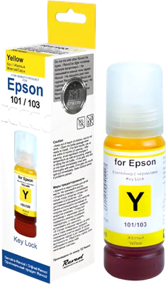 Контейнер с чернилами Revcol Для Epson серия L 101/103/106 / 6436 (70мл, Yellow Dye)