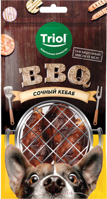 Лакомство для собак Triol BBQ Сочный кебаб / 10171124 (100г)