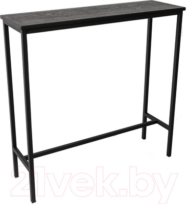 Барный стол Stal-Massiv SMT-95 (дуб черный/черный)