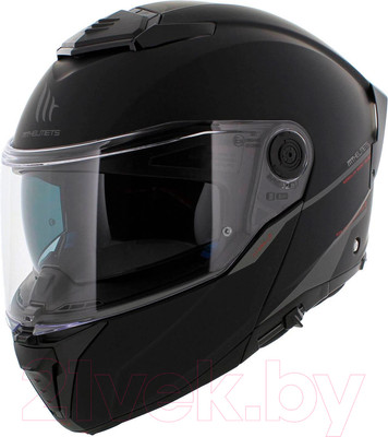 Мотошлем MT Helmets Atom 2 SV Solid (M, матовый черный)