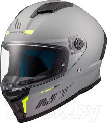 Мотошлем MT Helmets Stinger 2 Solid (XS, матовый серый)