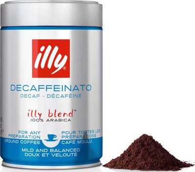 Кофе молотый illy Decaffeinated (250г)