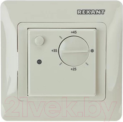 Терморегулятор для теплого пола Rexant RX-308G / 51-0826 (бежевый)