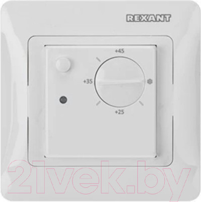Терморегулятор для теплого пола Rexant RX-308G / 51-0825 (белый)