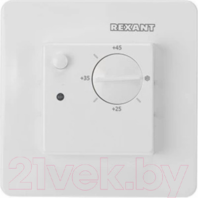 Терморегулятор для теплого пола Rexant RX-308U / 51-0823 (белый)