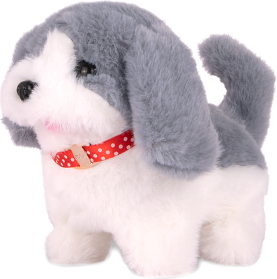 Интерактивная игрушка ПРЫГЛИ! Собачка / WAL22225 (серые ушки)