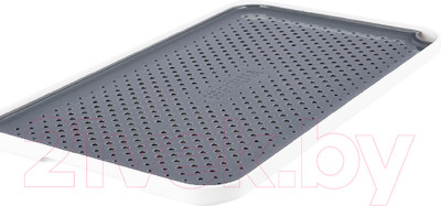 Сушилка для посуды Полимербыт Smart 4324002 (белый/серый)