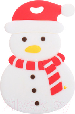 Прорезыватель для зубов Крошка Я Снеговик / 10348919 (белый)
