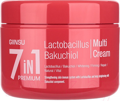 Крем для лица Giinsu 7in1 Premium Lacto Bakuchiol многофункциональный (90мл)