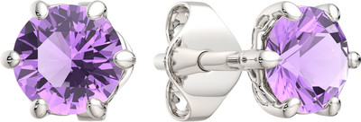 Серьги из серебра ZORKA 03S6037 (с аметистами)