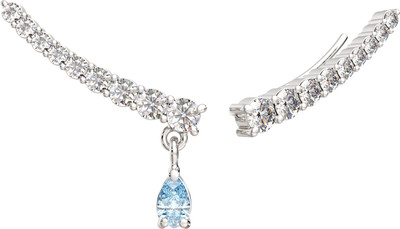 Серьги из серебра ZORKA 03S4038 (с топазами и фианитами)