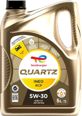 Моторное масло Total Quartz Ineo RCP 5W30 / 213089 (5л)