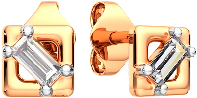 Серьги из розового золота ZORKA 3101307.9K.R (с фианитами)