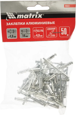 Набор заклепок Matrix 40663