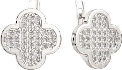 Серьги из серебра ZORKA 03101440 (с фианитами)