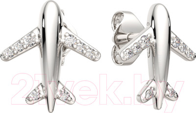 Серьги из серебра ZORKA 03101450.ZZ (с фианитами)