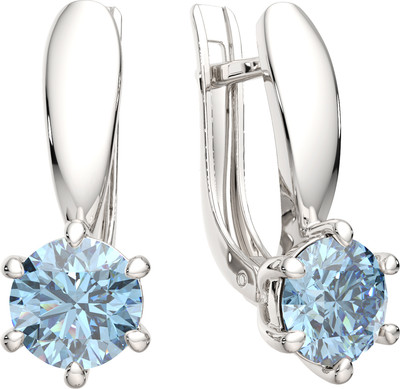 Серьги из серебра ZORKA 03S4047 (с топазами)