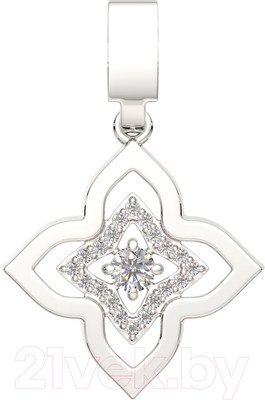 Подвеска из серебра ZORKA 0440384 (с фианитами)