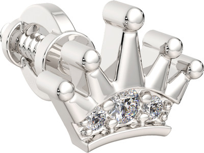 Моносерьга из белого золота ZORKA 3D00423.14K.W.ZZ (с бриллиантами)