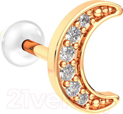 Моносерьга из розового золота ZORKA 310461S.9K.R (с фианитами)