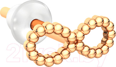 Моносерьга из розового золота ZORKA 300157S.9K.R