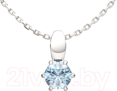 Колье из серебра ZORKA 05S4036.ZZ (45см, с топазом)