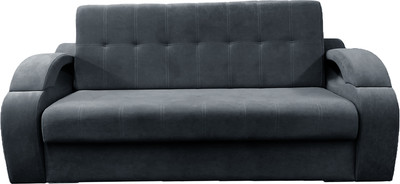 Диван Bobrovmebel Болеро 1-1.6 (микровелюр cимпл 54 серый)