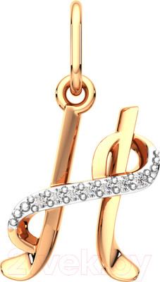 Подвеска из розового золота ZORKA 440260/Н-9K (с фианитами)