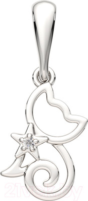Подвеска из серебра ZORKA 0440387 (с фианитом)