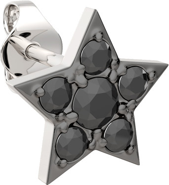 Моносерьга из серебра ZORKA 0310131-F (с фианитами)