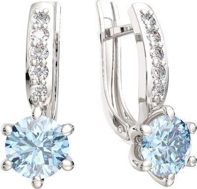 Серьги из серебра ZORKA 03S4048 (с топазами и фианитами)