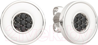 Серьги из серебра ZORKA 03101424 (с фианитами)