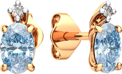 Серьги из розового золота ZORKA 3S40190.14K.R (с топазами и фианитами)