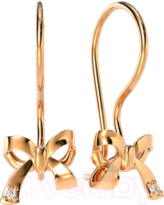 Серьги из розового золота ZORKA 310428А