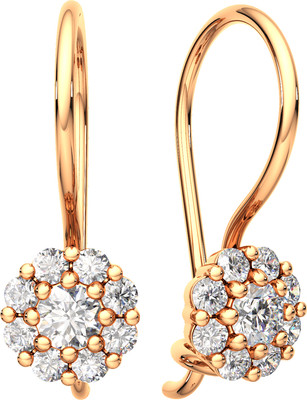 Серьги из розового золота ZORKA 310114А (с фианитами)