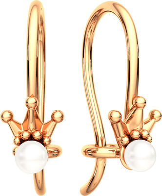 Серьги из розового золота ZORKA 310754.14K.R (с жемчугом)