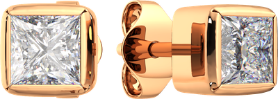 Серьги из розового золота ZORKA 310728.9K.R (с фианитами)