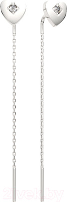 Серьги из серебра ZORKA 0310906 (с фианитами)
