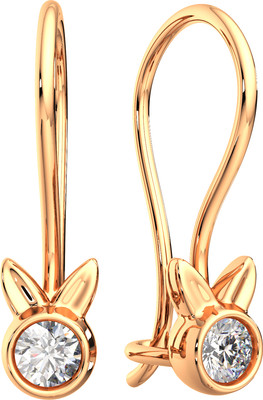 Серьги из розового золота ZORKA 3101407.14K.R.ZZ (с фианитами)