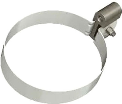 Хомут водосточной трубы Технониколь Оптима универсальный / 113848 (140мм, белый)