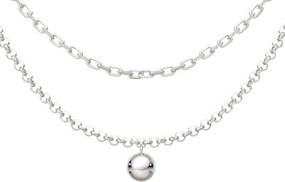 Колье из серебра ZORKA 0540069 (45см)