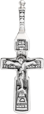 Крестик из серебра ZORKA 0430179.OX.REL