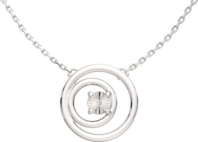 Колье из серебра ZORKA 05D0106.ZZ (45см, с бриллиантом)