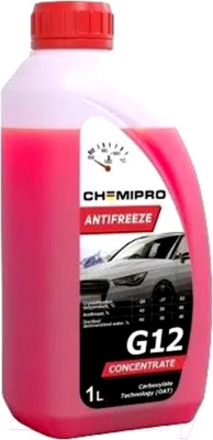 Антифриз Chemipro G12! Концентрат OAT / CH142 (1л, красный)