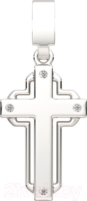 Крестик из серебра ZORKA 0440356.ZZ.REL (с фианитами)