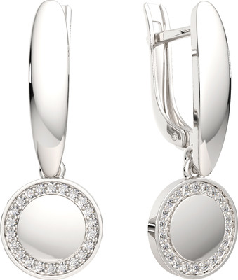 Серьги из серебра ZORKA 03101257 (с фианитами)