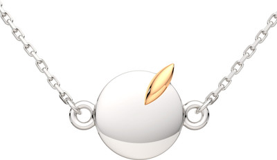 Колье из серебра ZORKA 0540184.G14K.ZZ (45см, с золотом)