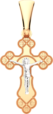 Крестик из розового золота ZORKA 410012.4.14K.B.REL