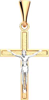 Крестик из розового золота ZORKA 410019.2.14K.R.REL